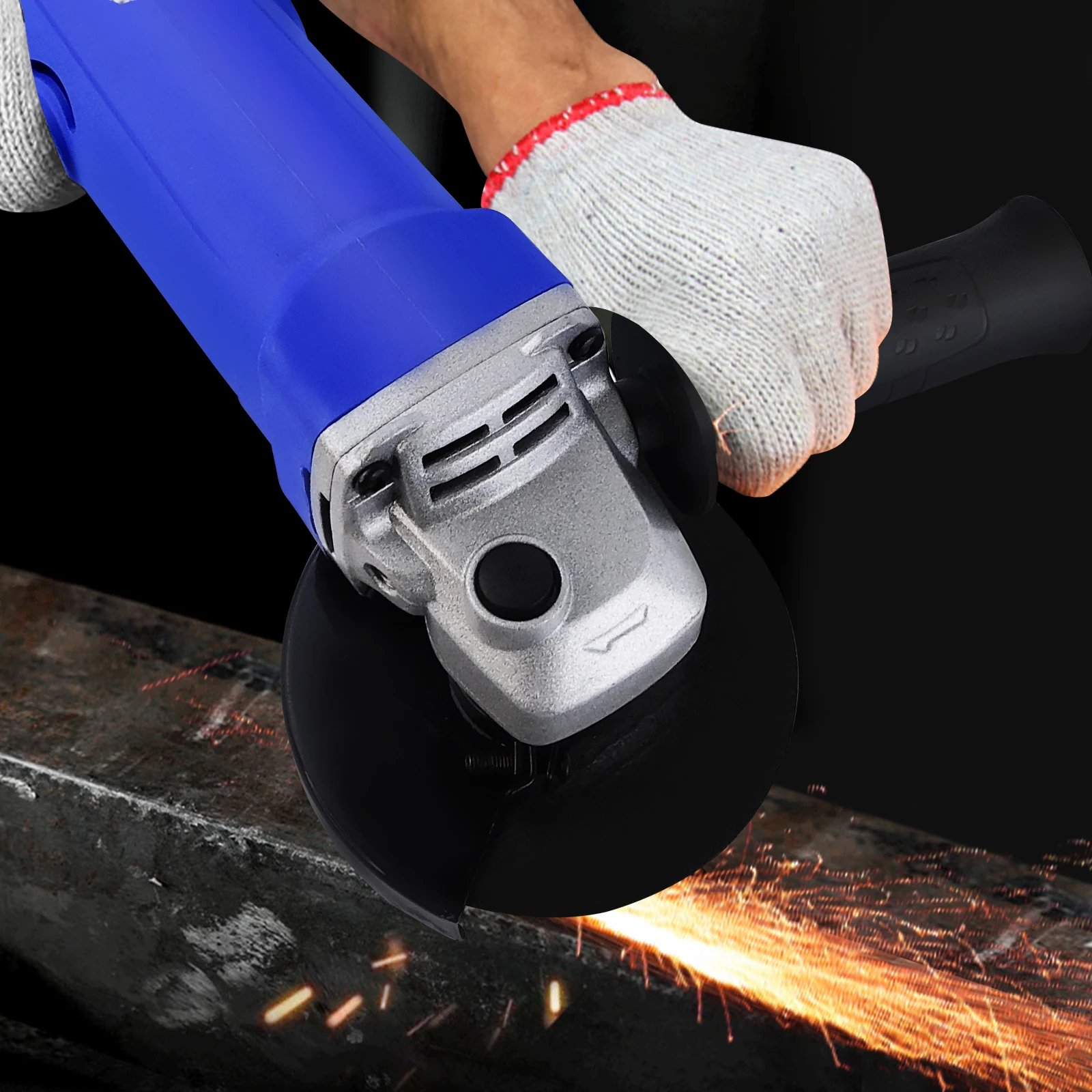 900W Angle Grinder Electric Polisher 11000RPM Adjustable Speed Cars Waxing Polishing Machine Automobile Furniture