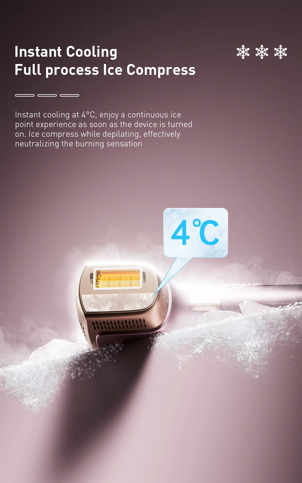 KBT36 Hair Removal IPL Laser Epilator ICE Cold 999999 Flashes Automatic Home Use Remover For Women Men Body Depilador a laser