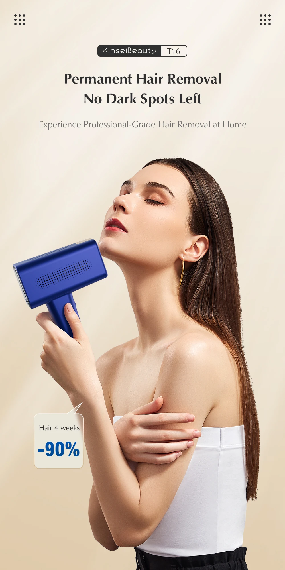 KBT36 Hair Removal IPL Laser Epilator ICE Cold 999999 Flashes Automatic Home Use Remover For Women Men Body Depilador a laser