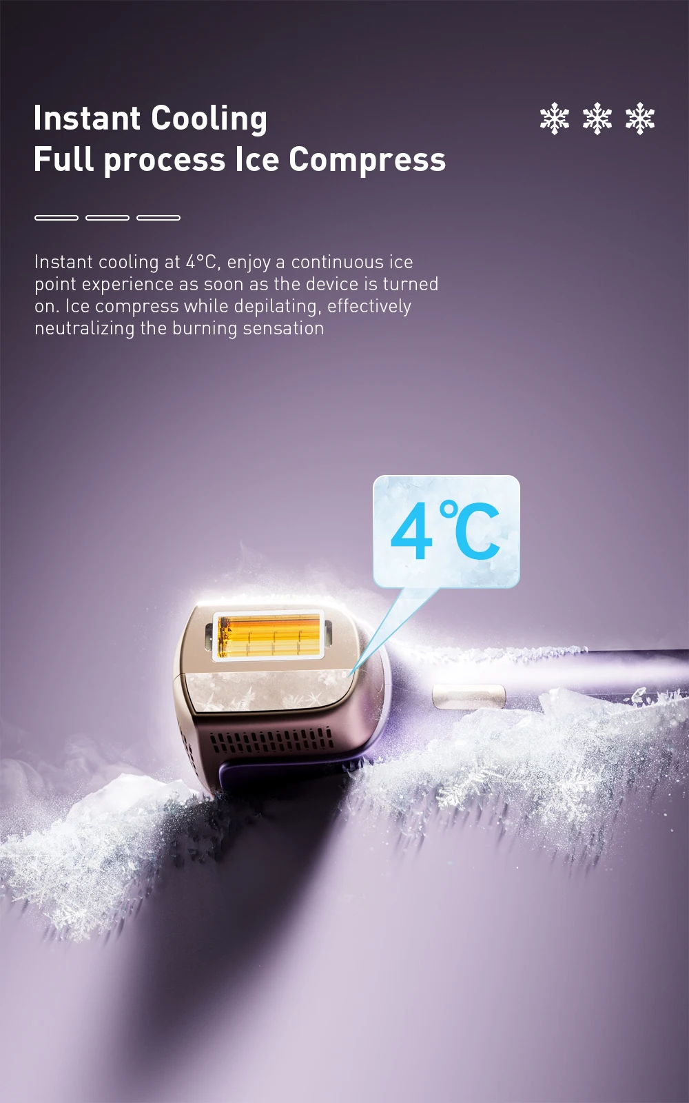 KBT36 Hair Removal IPL Laser Epilator ICE Cold 999999 Flashes Automatic Home Use Remover For Women Men Body Depilador a laser