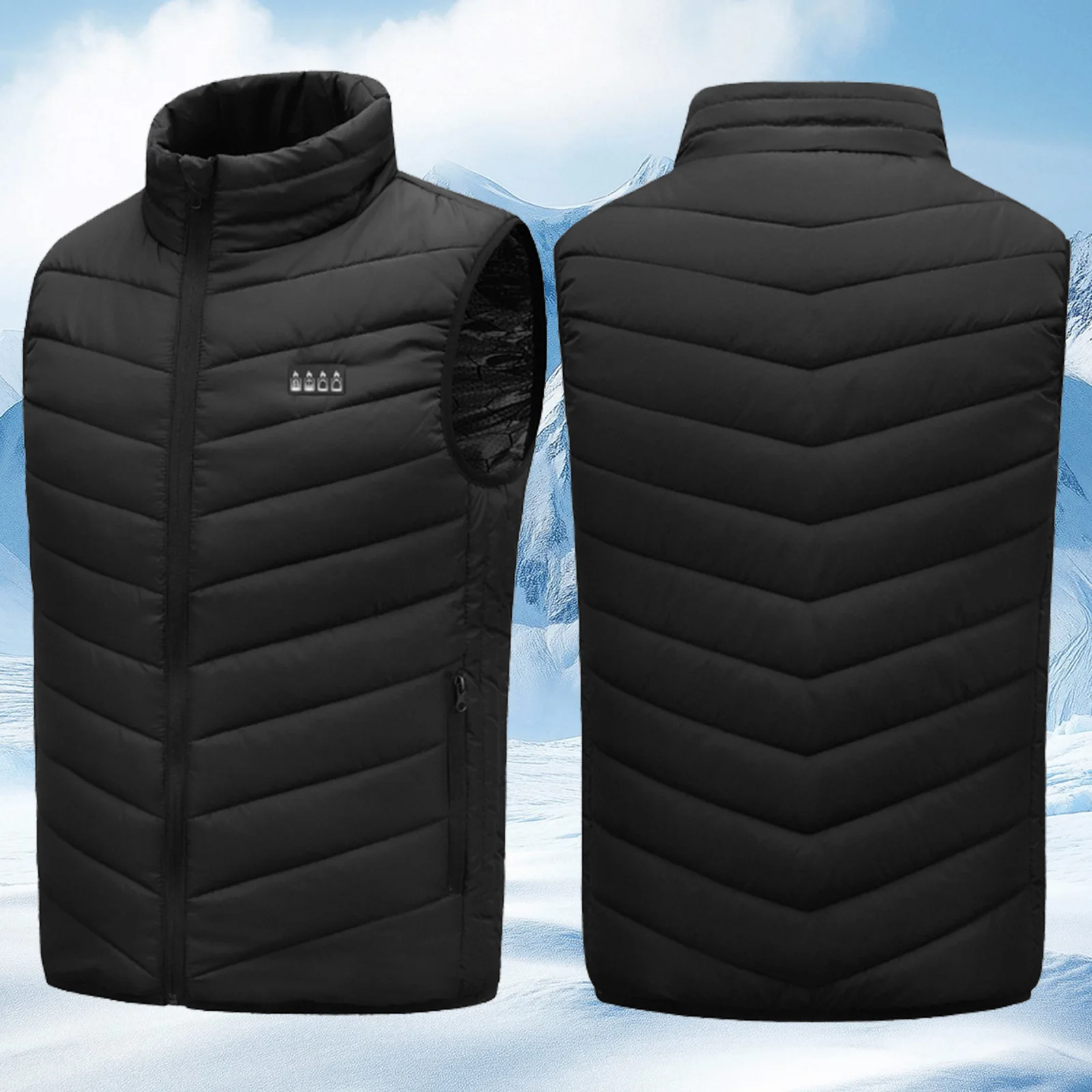 Electric Heating Sportswear 21 Areas Windproof Warm Heat Clothes Electric Heated Jackets for Skiing Hiking Camping