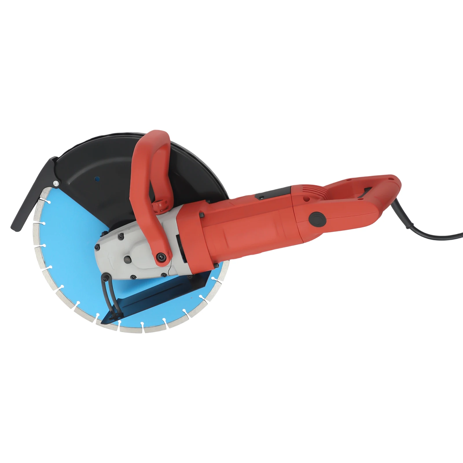 3KW Electric Concrete Saw w/350mm Blade,Wet Dry Cutting Saw Handheld Circular Saw Grooving Machine Wall Slotting Machine 3800RPM