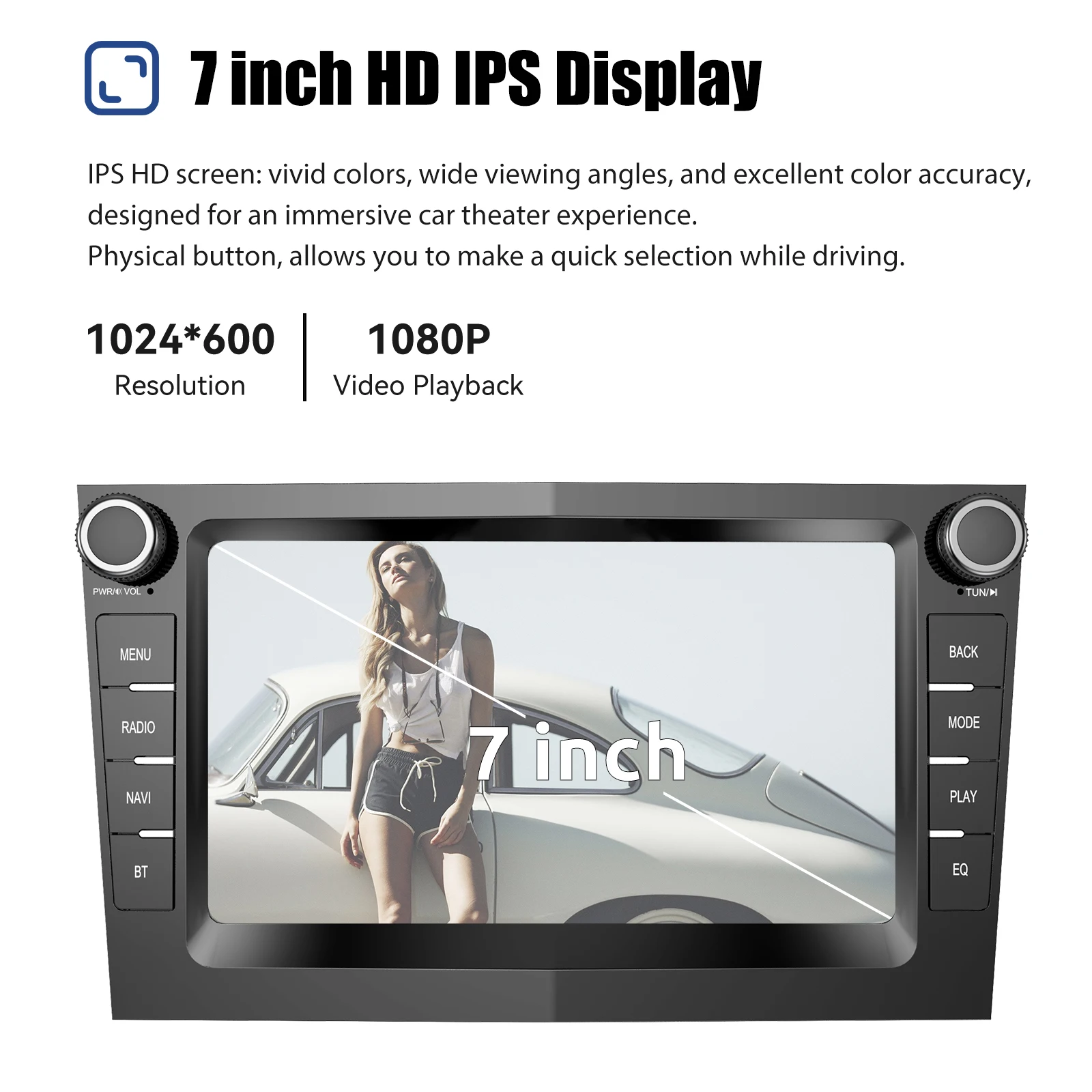 7" Android 14 Car Stereo For Opel/Vauxhall Corsa D Astra H Zafira Vivaro Zafira Combo Signum Tigra Carplay GPS NAVI AI Voice RDS
