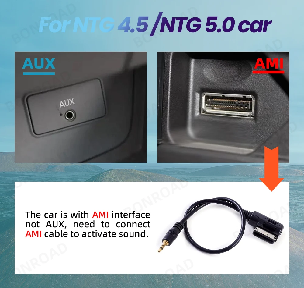 BONROAD 2400*900 12.3'' Ultra Thin Linux Touch Screen Car Multimedia Wireless CarPlay Android Auto Airplay Autolink Mirroring Radio Stereo For Mercedes Benz A Class GLA CLA W176 C177 X156 W463 NTG 4.5 5.0