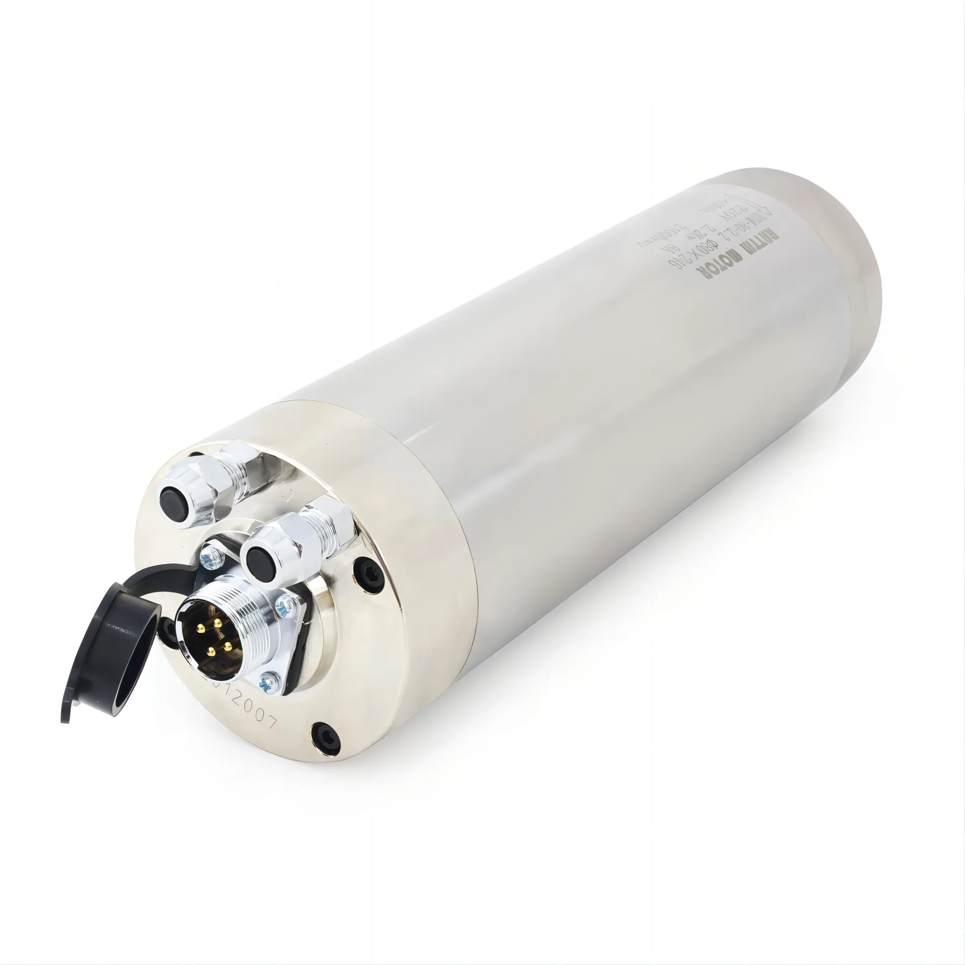 RTM-80-2.2 80*246mm 2.2KW ER20 Water Cooled Cooling Spindle Motor CNC Router Milling Kit +Frequency Converter