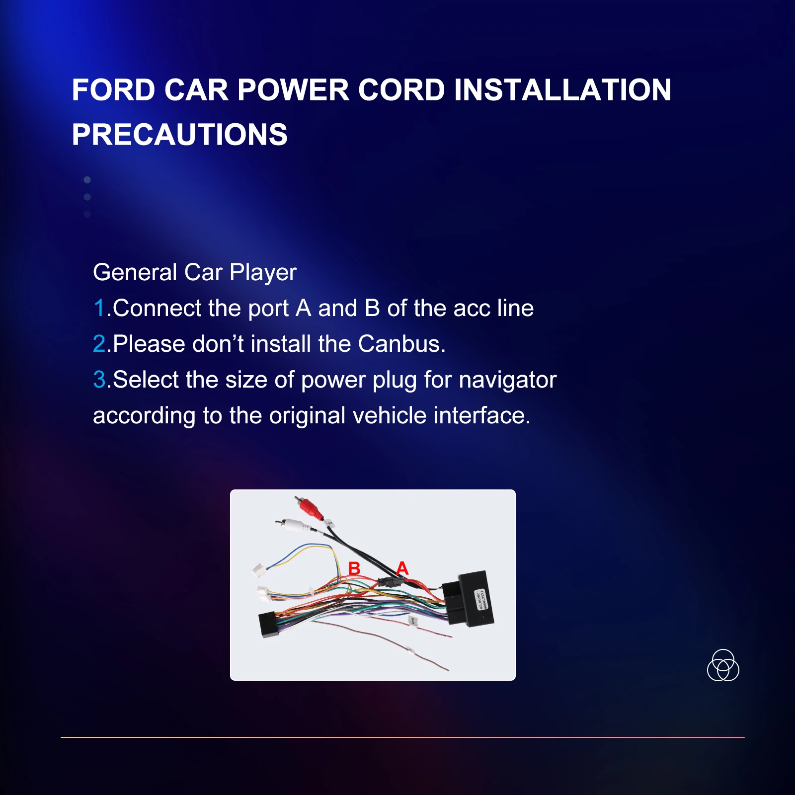 Podofo 2+64GB Wireless Carplay AndroidAuto Car Radio Car Video Player GPS For Ford Focus Mondeo C-MAx S-MAX Galaxy Il Kuga
