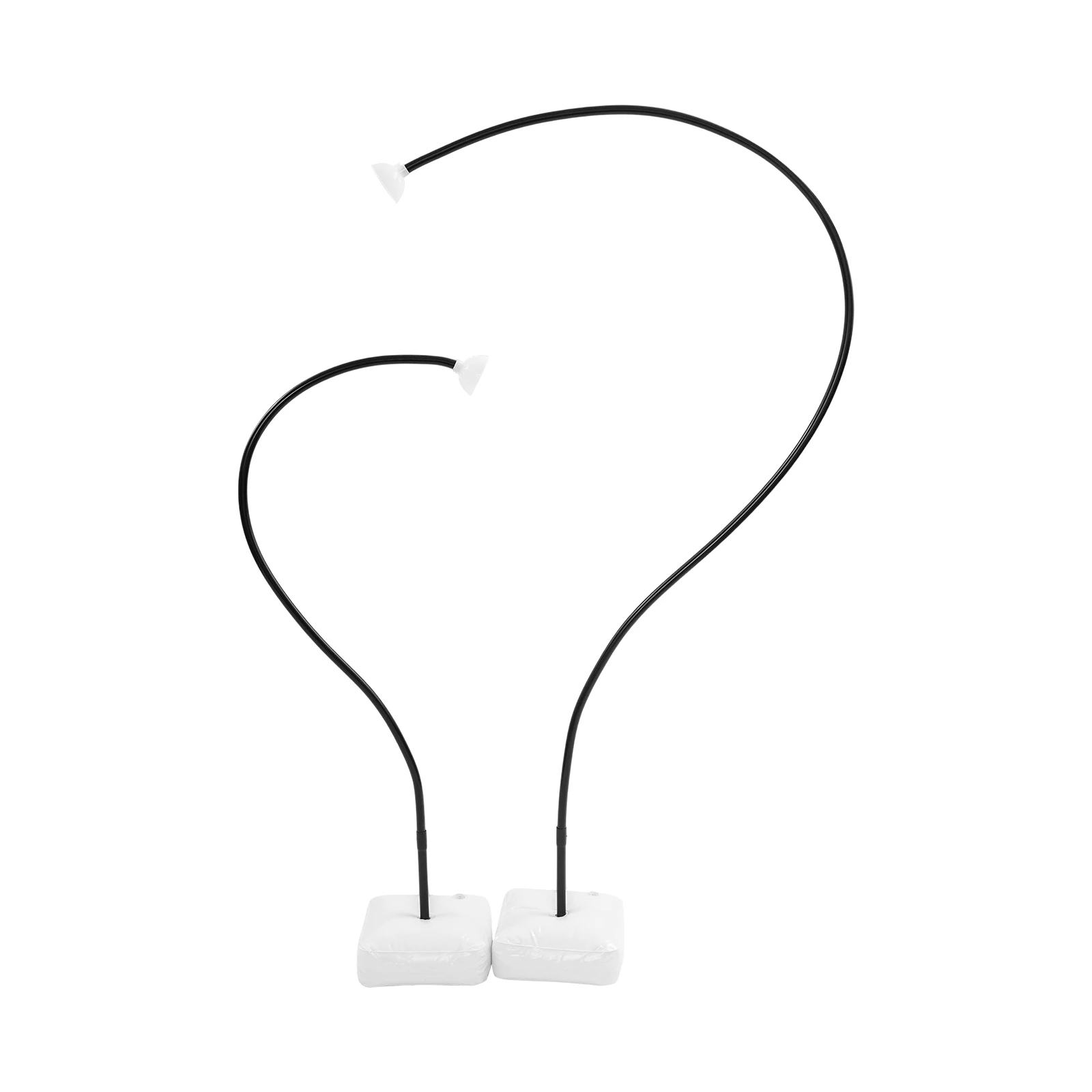 2PCS Balloon Stand Arch Frame Free Bending Balloon Stand W/Base 1.5+2M DIY Tube Wedding Baby Shower Birthday Party Decor