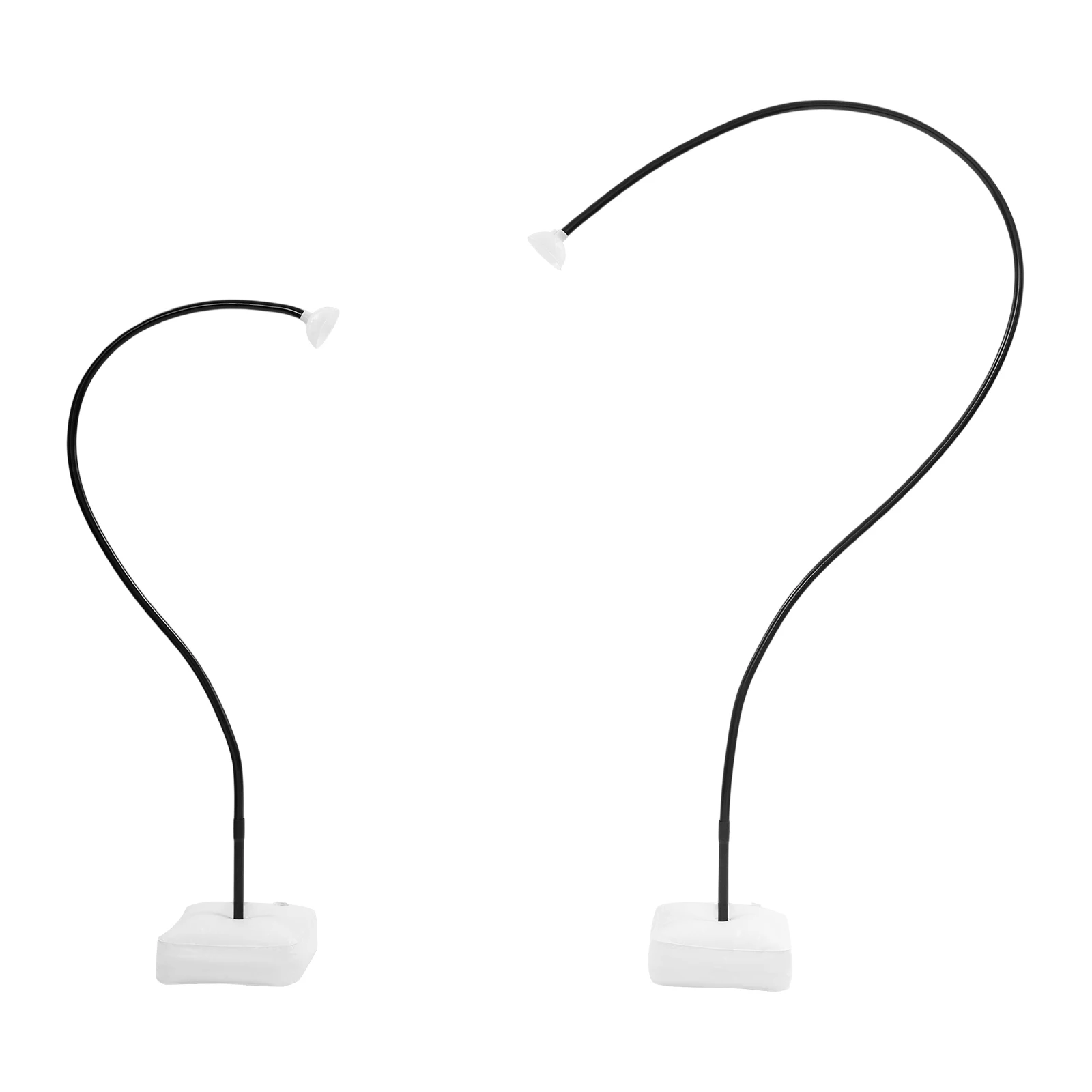 2PCS Balloon Stand Arch Frame Free Bending Balloon Stand W/Base 1.5+2M DIY Tube Wedding Baby Shower Birthday Party Decor