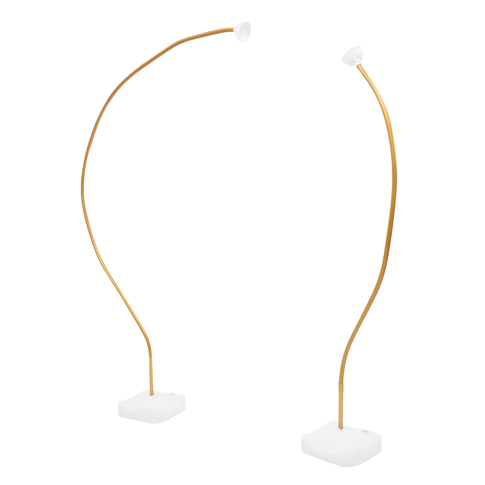 2PCS Balloon Stand Arch Frame Free Bending Balloon Stand W/Base 1.5+2M DIY Tube Wedding Baby Shower Birthday Party Decor