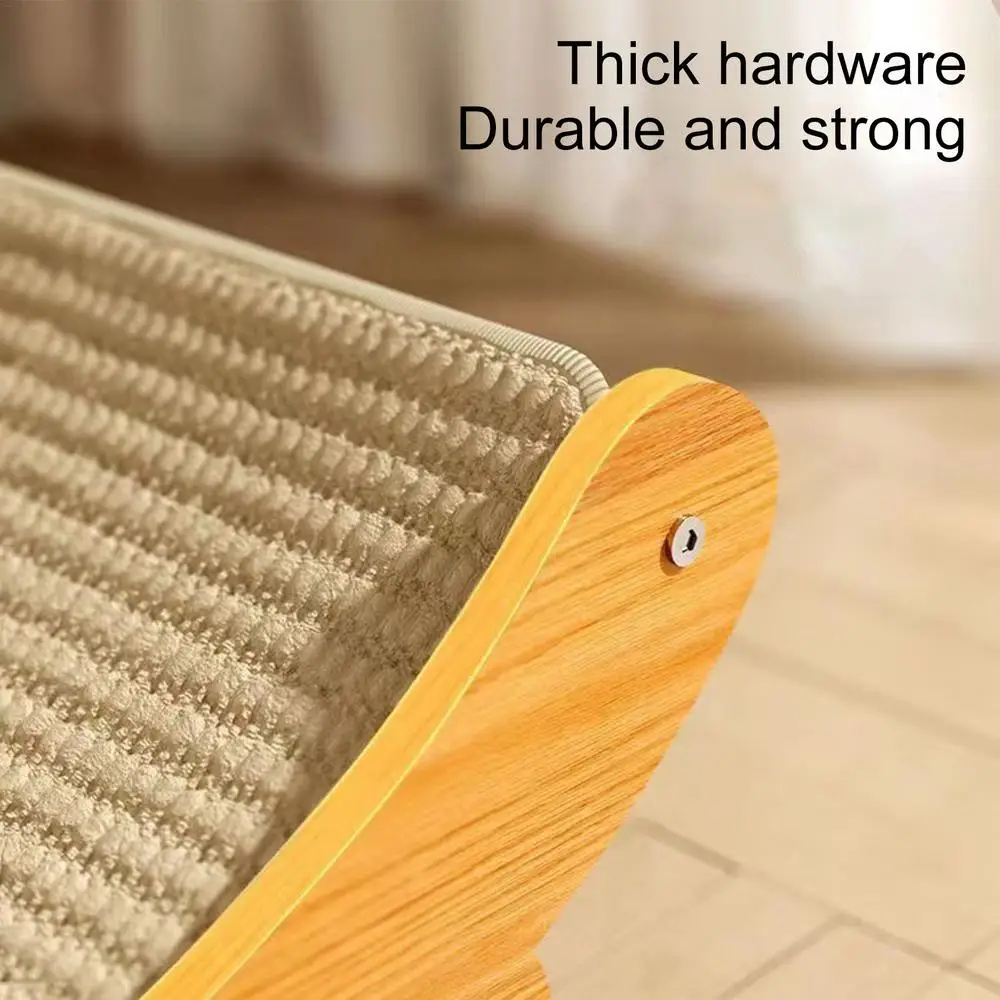 Anti-cat Sisal Scratching Pad Wear-resistlant Cats Lounge Chair Sleeping Bed Kitten Training Grinding Pet Toys