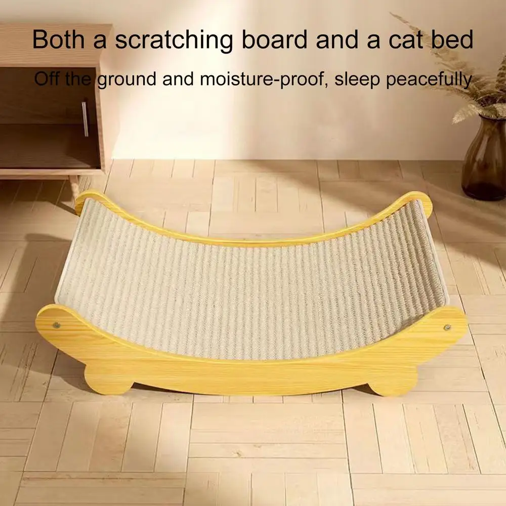 Anti-cat Sisal Scratching Pad Wear-resistlant Cats Lounge Chair Sleeping Bed Kitten Training Grinding Pet Toys