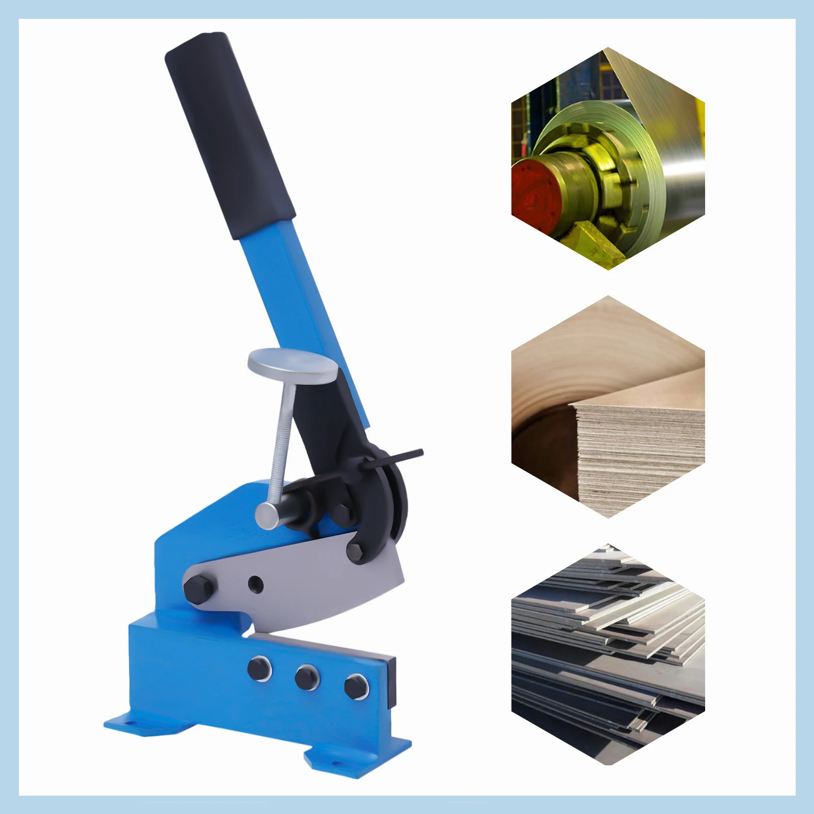 125mm Metal Cutting Shear Bench Hand Lever Steel Rebar Manual Shearing Cutter