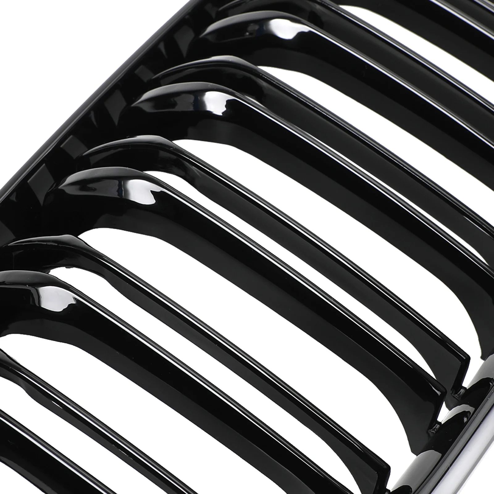 Artudatech Front Kidney Grill Grille Fit for BMW 1 Series F20 F21 2015-2017 Gloss Black Double