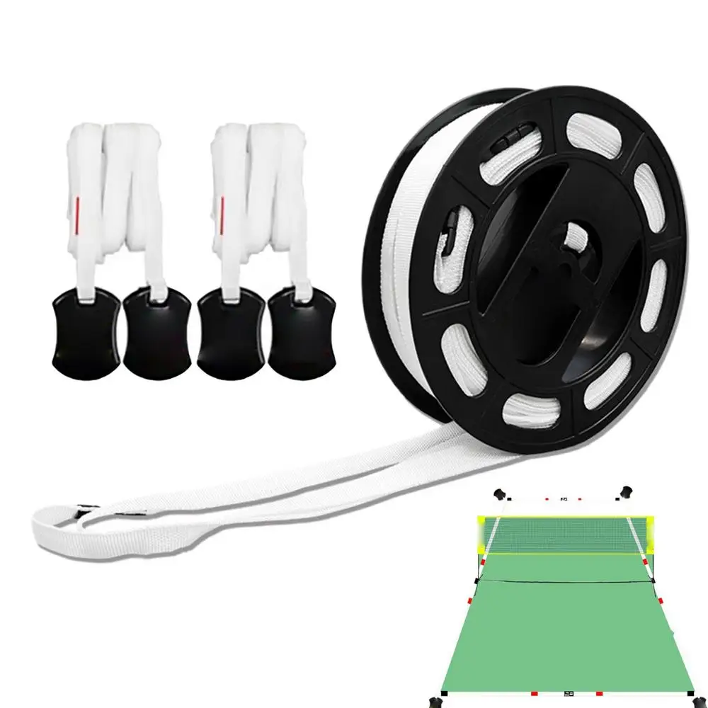 Badminton Court Boundary Lines Boundary Markers 240x528 Inch Court Training Marker Lines Equipment Tennis Accessories For Kids