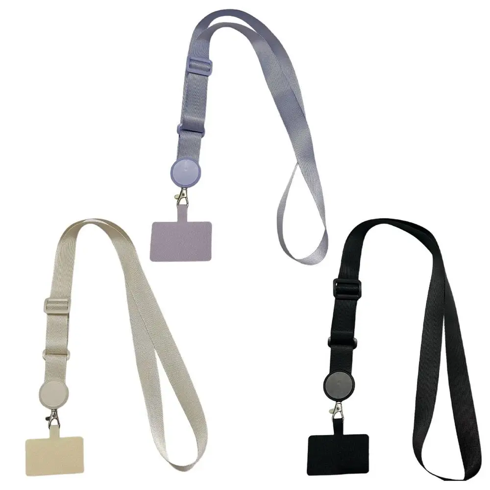Crossbody Mobile Phone Lanyard Adjustable Anti-lost Phone Leashes Removable Phone nylon Case Strap Neck Phone Holder