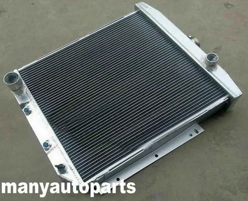 1954-1956 For Ford Fairlane Car Sedan Wagon Mainline 54 55 56 Aluminum Radiator