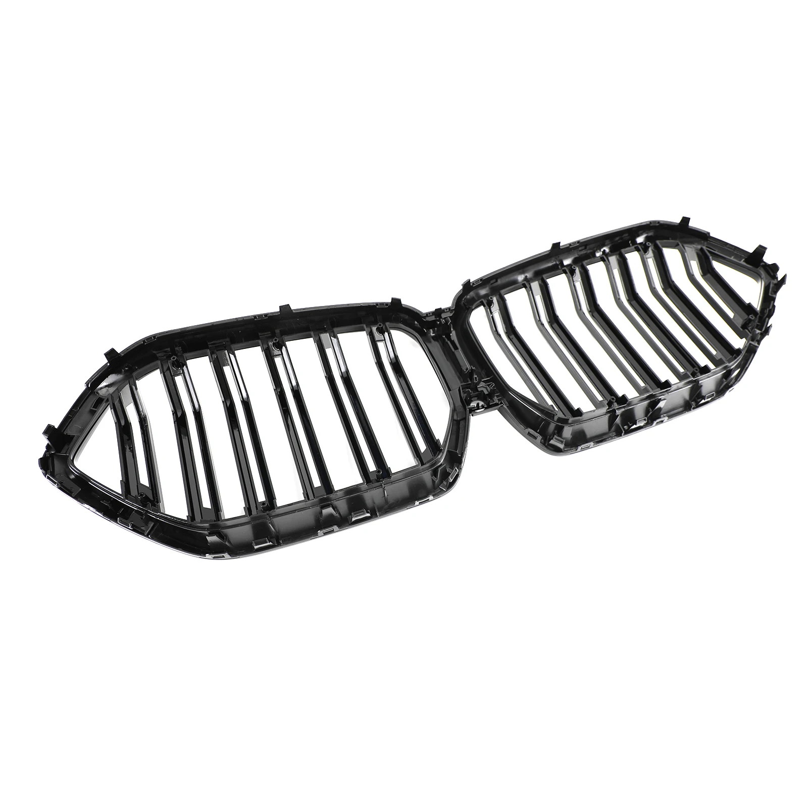 Artudatech Front Bumper Grille Grill Fit for BMW X6 G06 M50i 2020-2022 W/Camera Hole Black