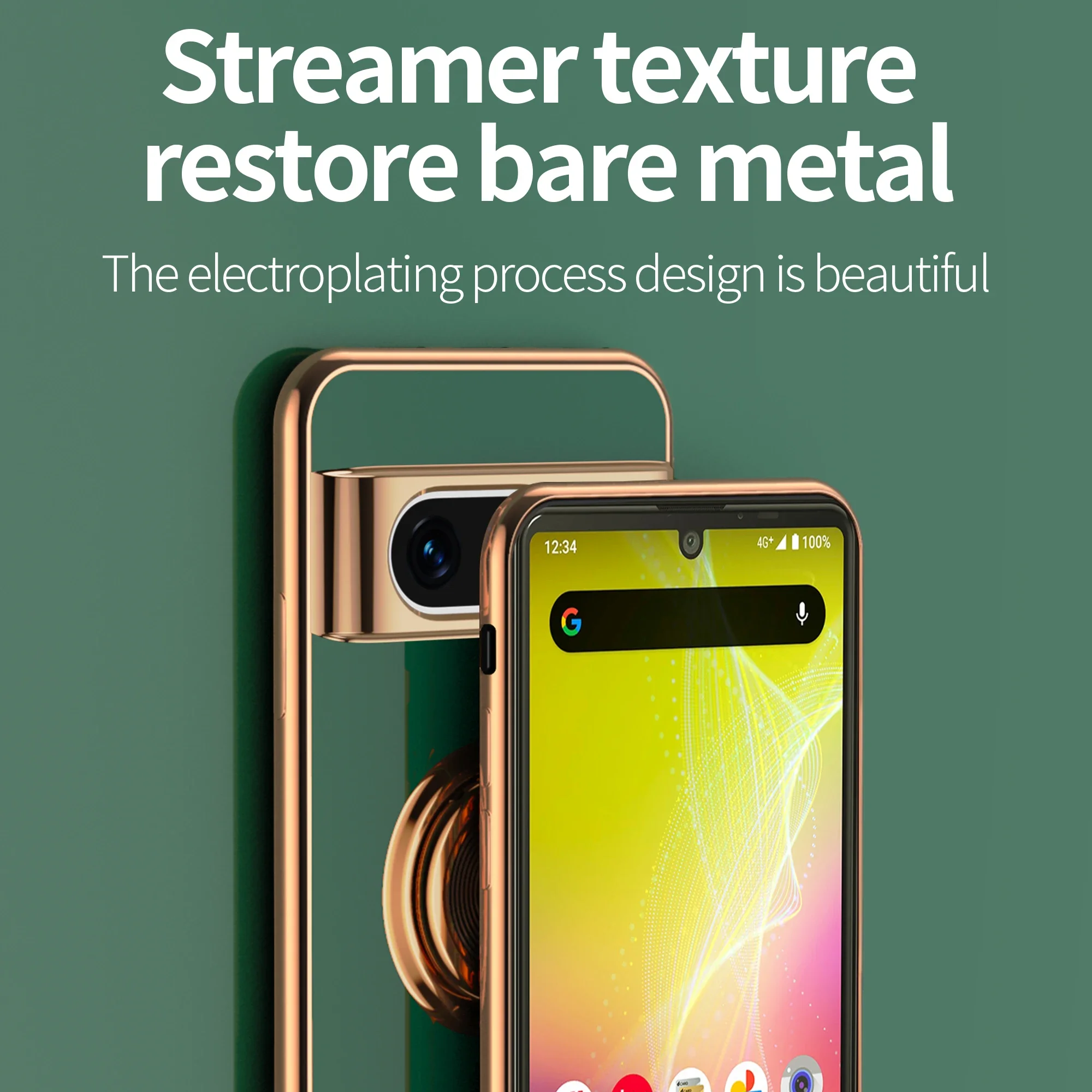 Flexbile Shockproof Plating Ring Holder Phone Case For Google Pixel 9 Pro XL 8A 8 Pro Cover Stand Back Shell Capa Funda Coque