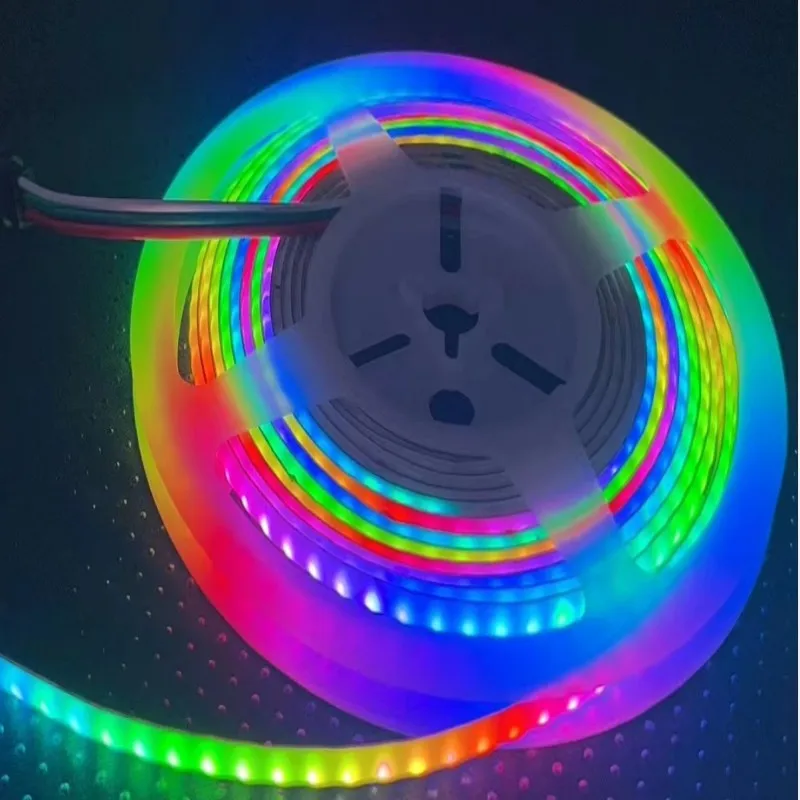 1-5M DC5V COB LED Strip Ws2812 RGB Pixel Smart Light Individually Addressable Dream Colour 5mm PCB 160LED LED Tape Ribbon