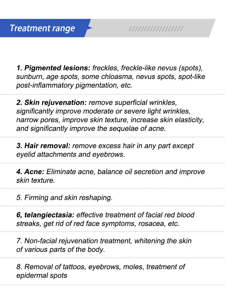 Factory Direct Sales M22 Photon Skin Rejuvenation OPT IPL Vascular Acne Removal Nd Yag Tattoo Remove Hair Removal Machine