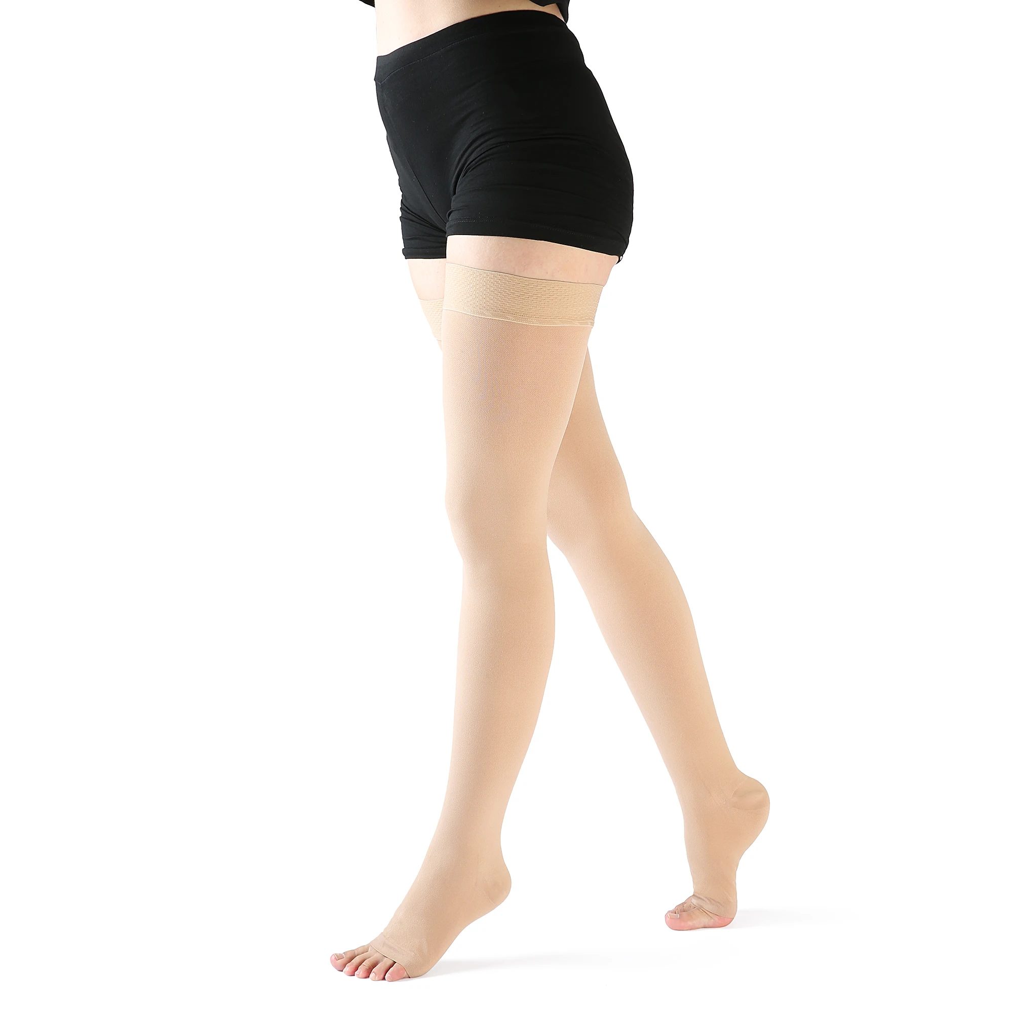 Compression Stockings Men Women 20-30 MMHg Firm Support Socks Hose Varicose Veins Hosiery for Edema, Swelling, Pregnancy, Recove