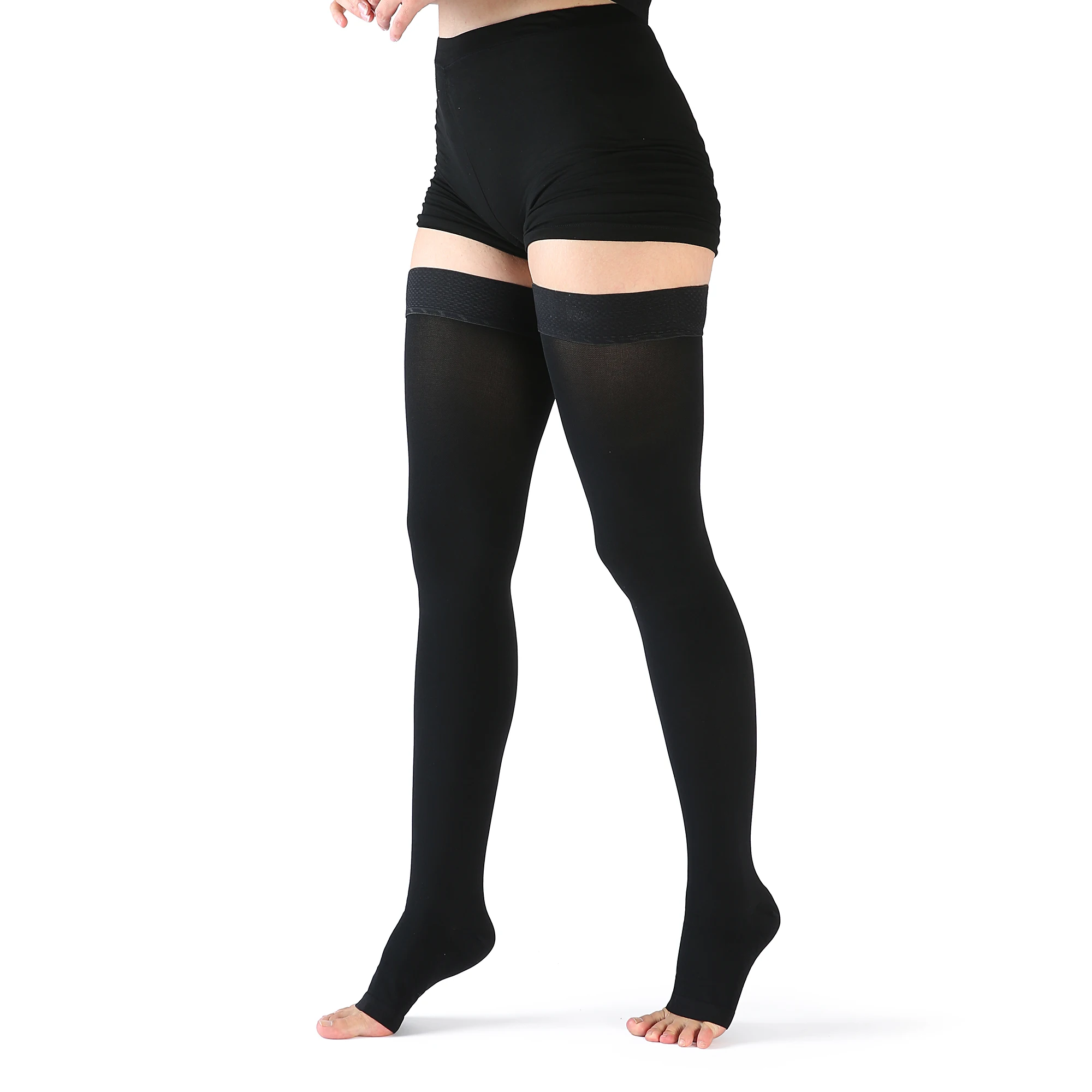 Compression Stockings Men Women 20-30 MMHg Firm Support Socks Hose Varicose Veins Hosiery for Edema, Swelling, Pregnancy, Recove