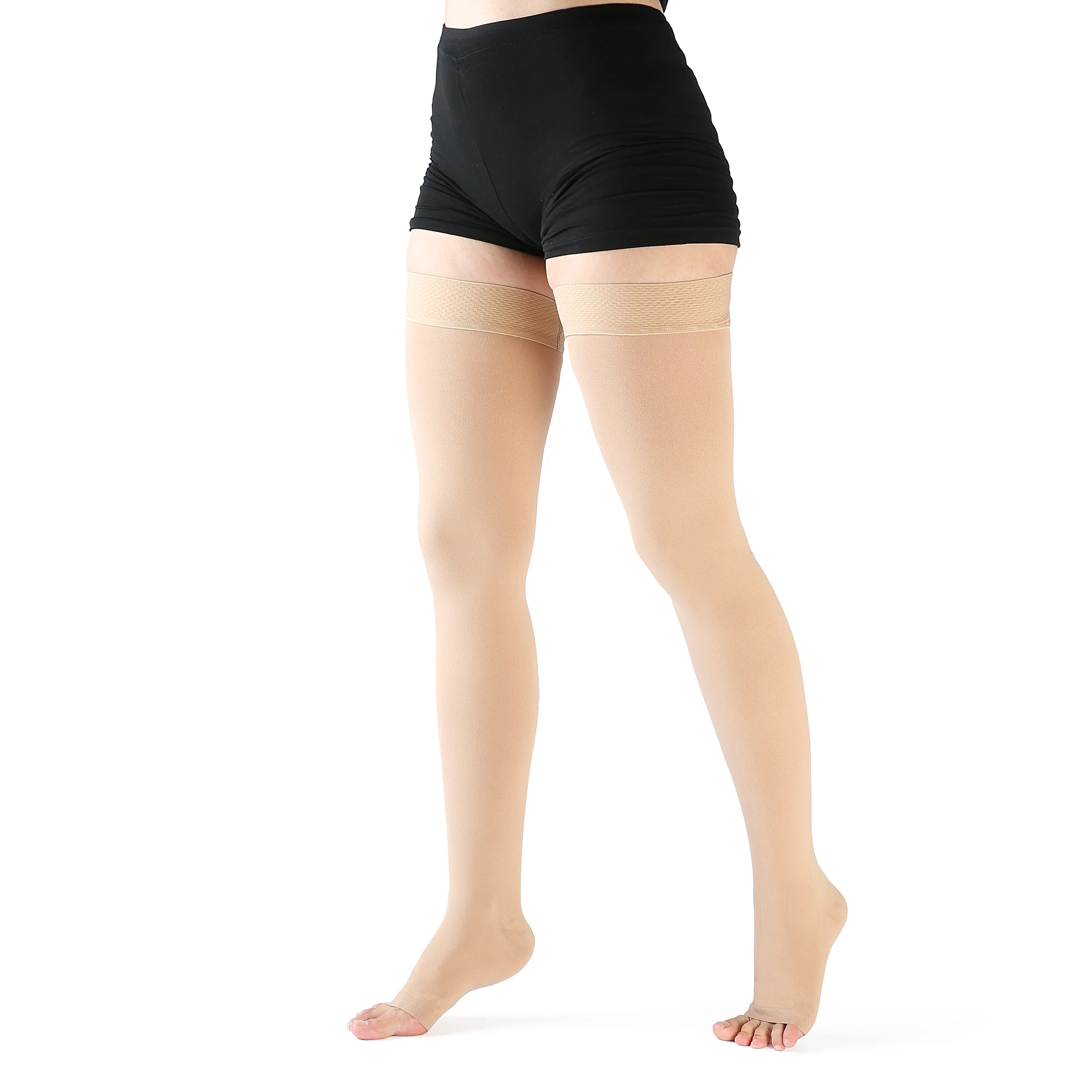 Compression Stockings Men Women 20-30 MMHg Firm Support Socks Hose Varicose Veins Hosiery for Edema, Swelling, Pregnancy, Recove