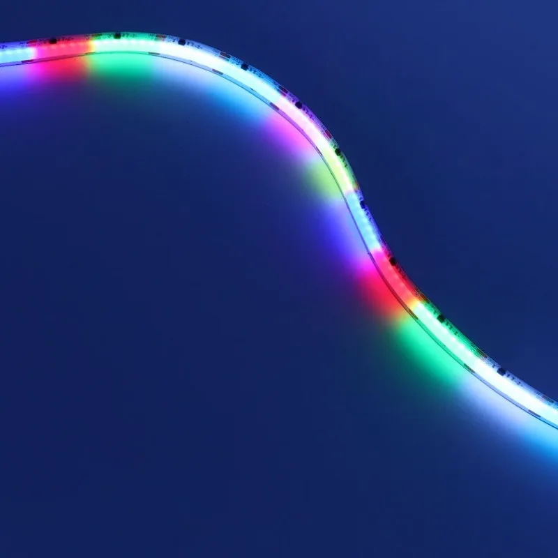 24V FCOB COB LED Light Strip RGB Dream Full Color Pixel Addressable 720 LEDs 12mm High Density Flexible FOB Led Lights for Room