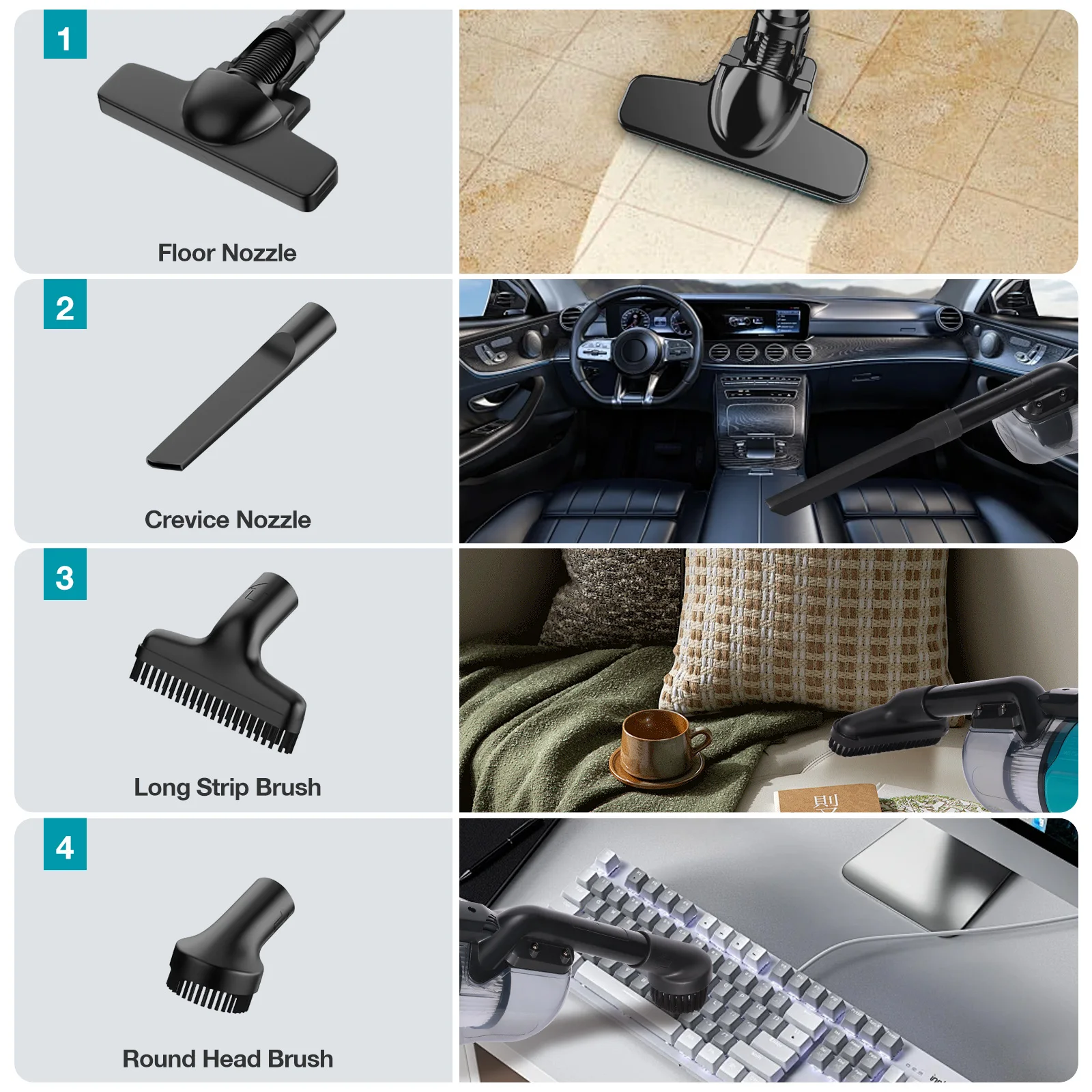 Electric Vacuum Cleaner Handheld Cordless Vacuum Home Car Dual Use Portable High Power Cleaning Tool for Makita 18V Battery