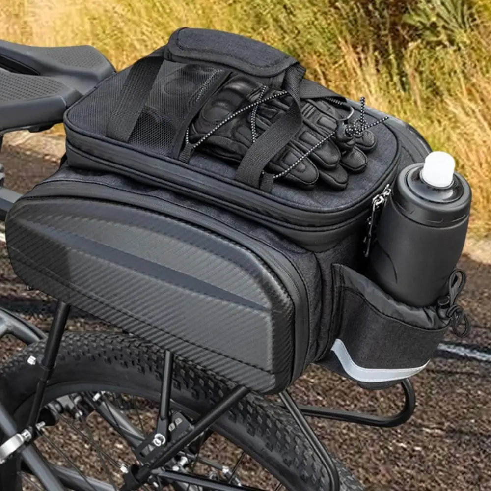 bike rear seat bag Cycling Carrier Pannier lage capacity Cycling Rack Trunk Cargo Bag Pannier bicycle Storage Bag for cycling