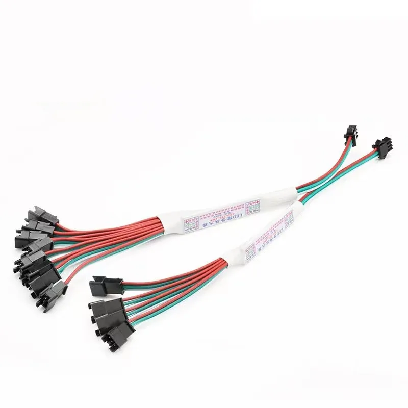 1-10PCS DC5-24V Mini SPI Signal Repeater Amplifier for WS2812B WS2811 1903 16703 IC Pixel RGB LED Strip Addressable Dream Color