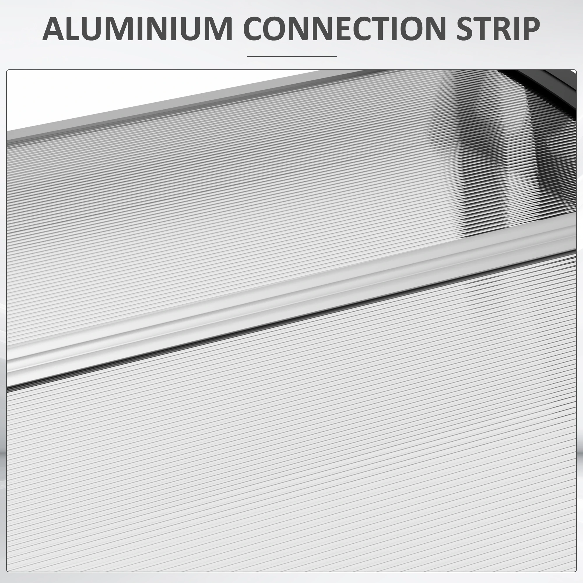 Outsunny Door Canopy Outdoor Awning Rain Shelter for Window Porch