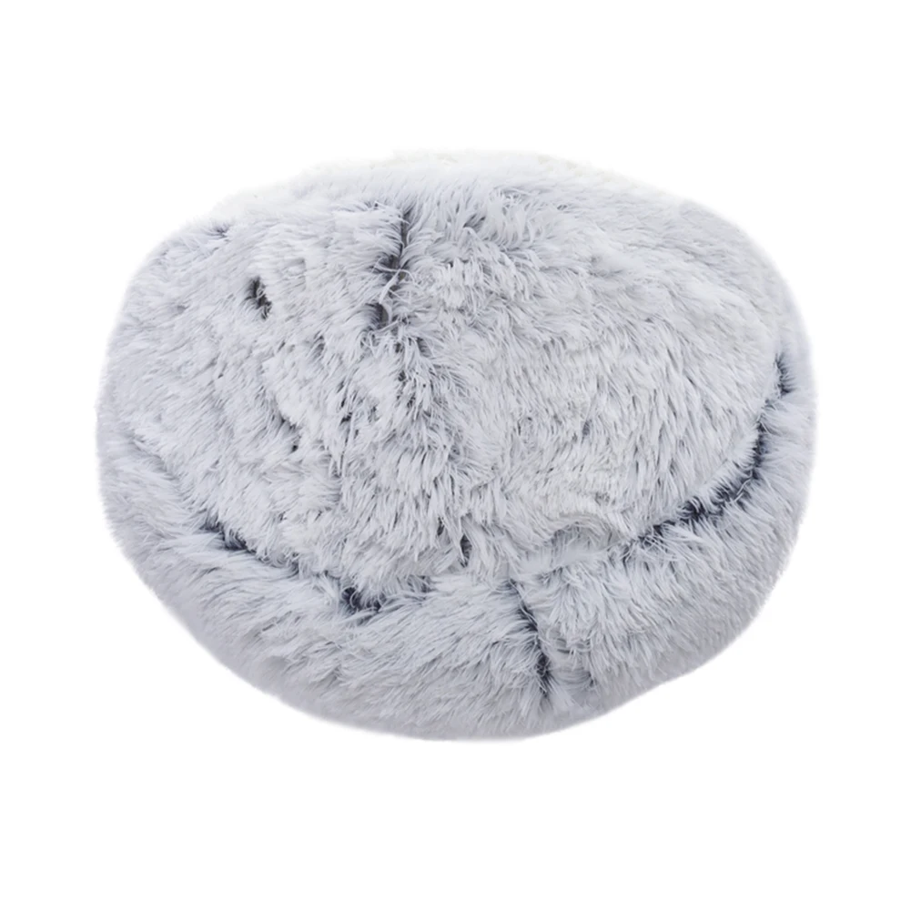 Tieker Plush Pet Bed Round Cat and Dog Soft Bed Pet Mattress Sleeping Hole Universal Suitable for All Seasons Small Cats and Dog