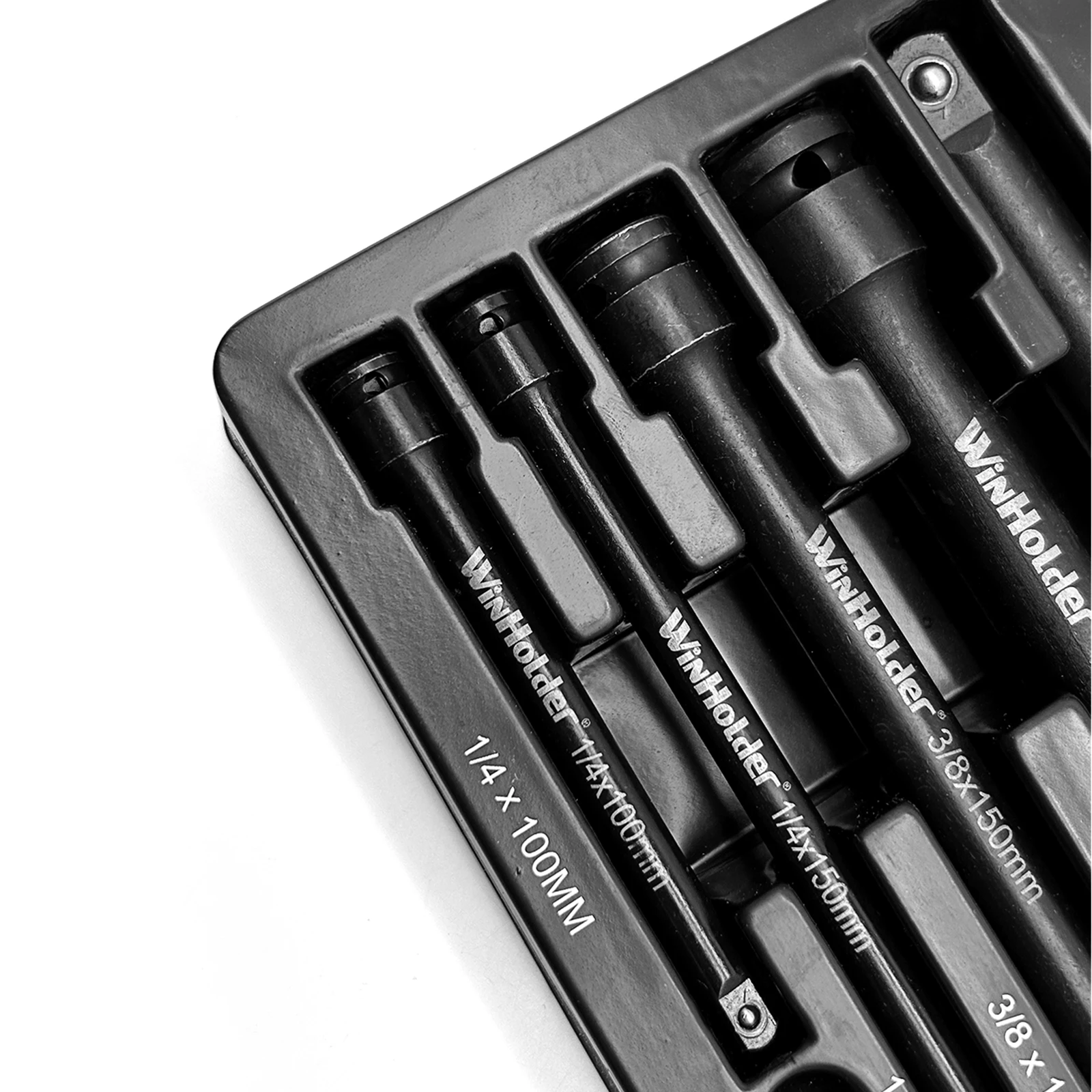 Winholder 9PCS Impact Extension Bar Set 1/2" 3/8" 1/4" Drive Long Reach Extension Bar Set Workshop Tool