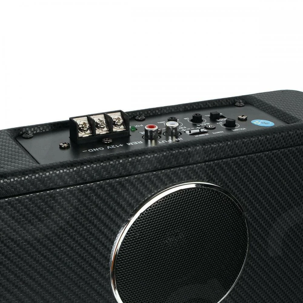 1 Set New Quality 8'' 800W Car Stereo Audio Universal Ultra Thin Under Seat Subwoofer Amplifier Bass Box Durable For Car