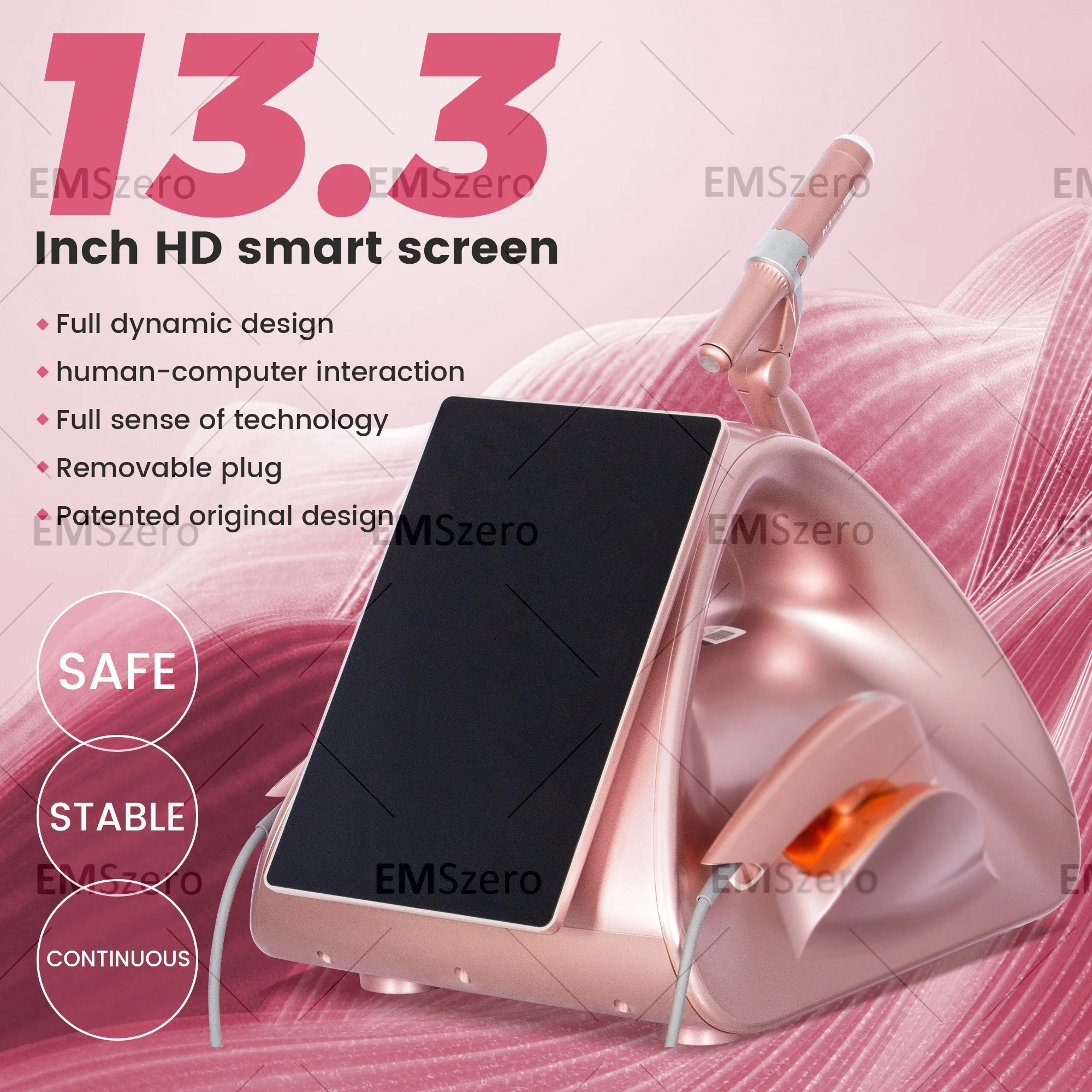 Professional Portable 13.3' TT Double Lift Facial Lift Body Lift Skin Firming Anti-Aging Skin Rejuvenation Firming Machine