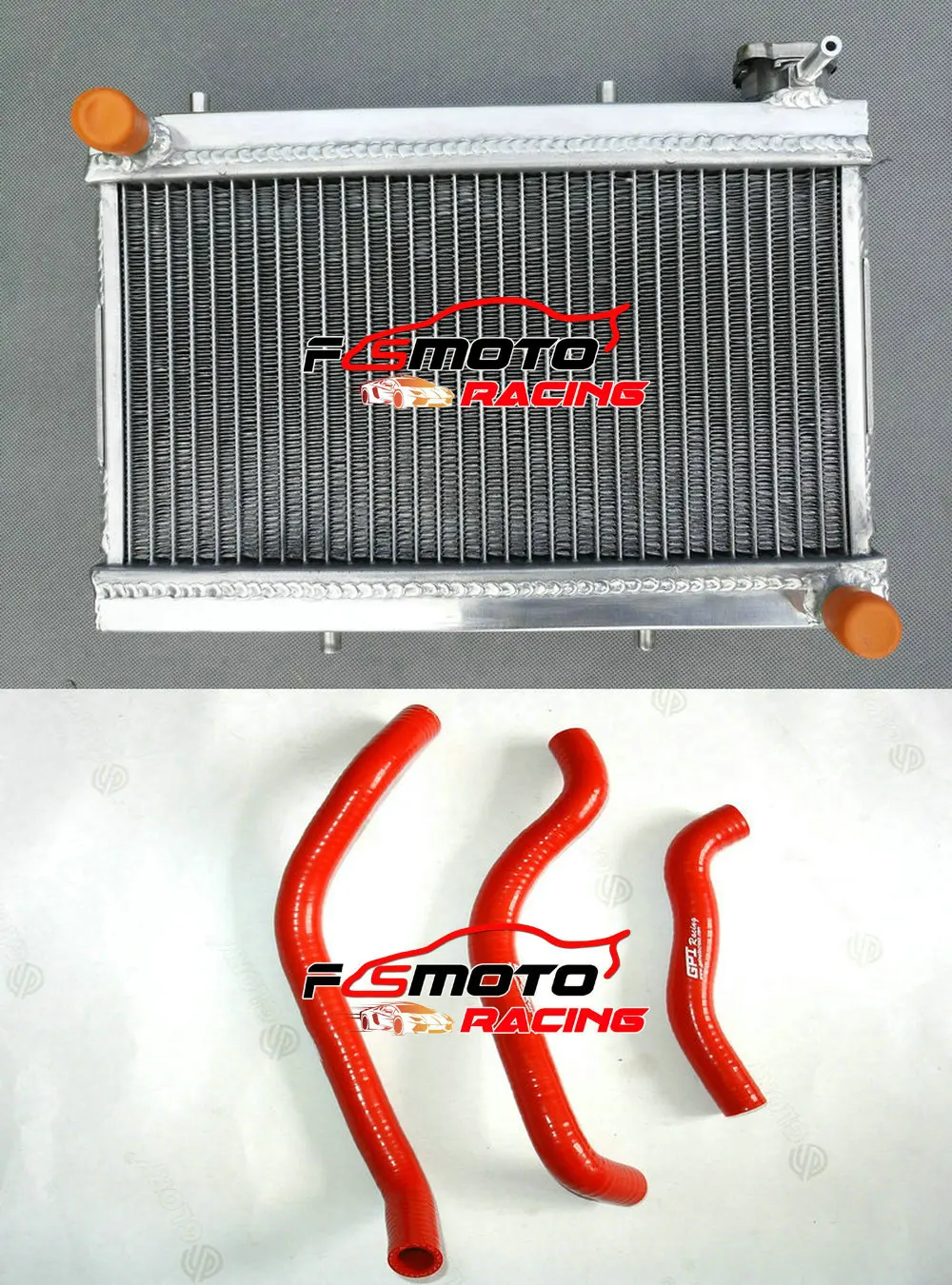 3ROW Aluminum Radiator + Silicone HOSE For HONDA TRX250 TRX250R TRX 250 1988-1989 88 89
