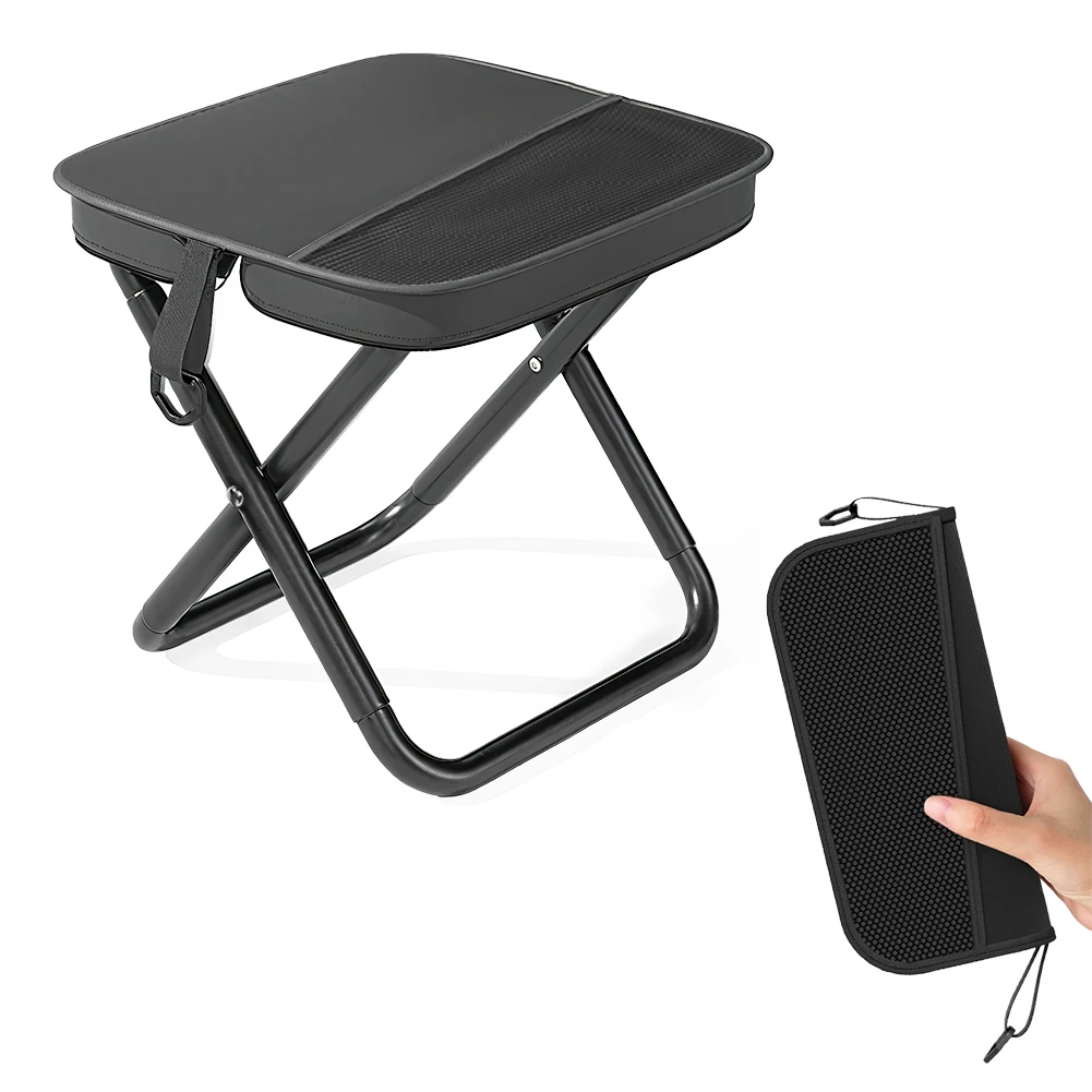 Camping Stool,Folding Stools for Adults, Lightweight Mini Collapsible Stool for Hiking, Fishing and Picnic, Hold Up to 120kg
