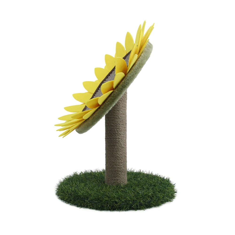 【Breeins】Sisal Sunflower Cat Scratching Post Toy