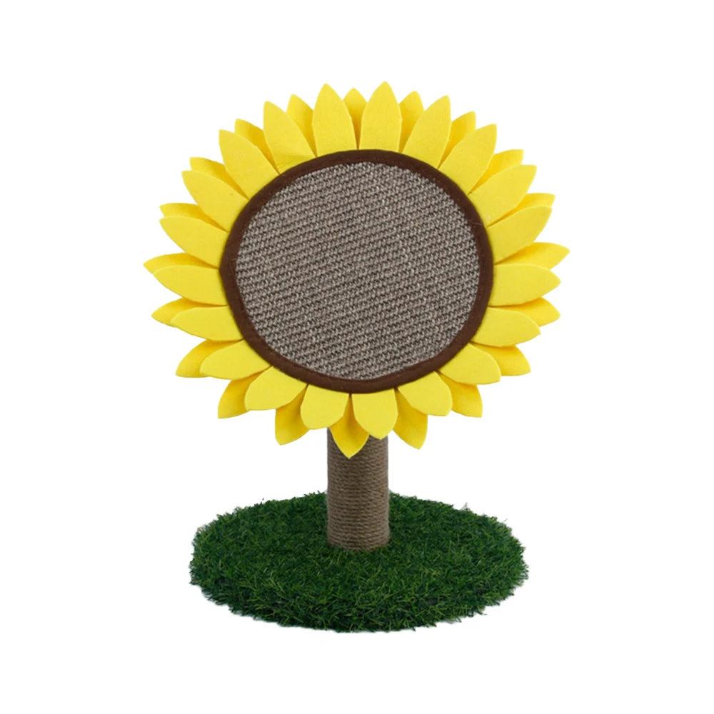 【Breeins】Sisal Sunflower Cat Scratching Post Toy
