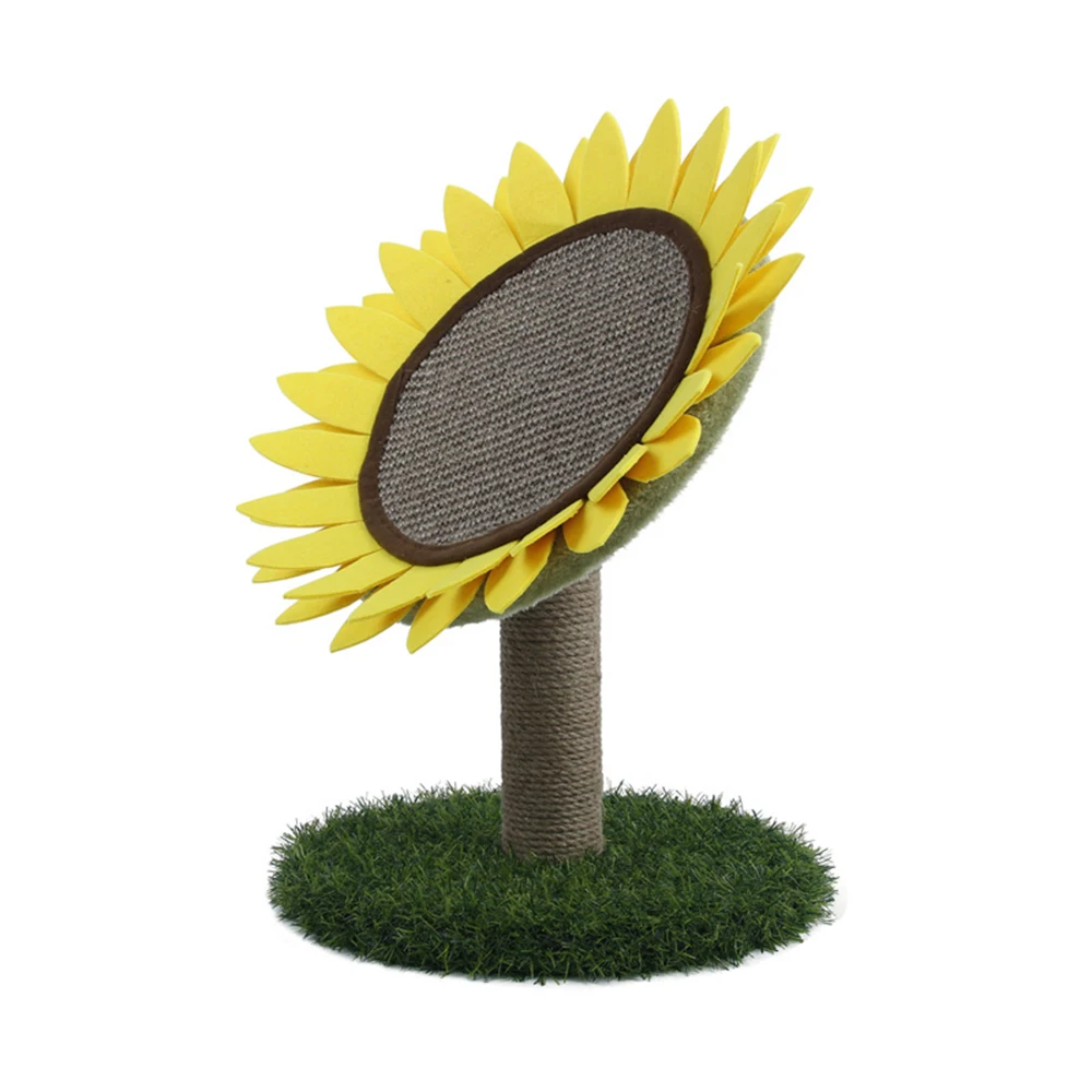 【Breeins】Sisal Sunflower Cat Scratching Post Toy