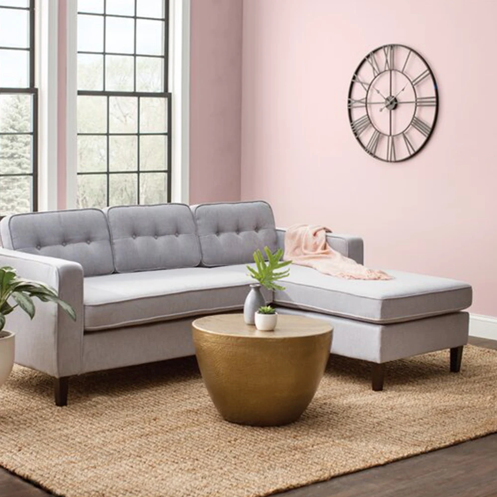 Large Wall Clock Rustic Roman Numeral, Dark Grey 60/80 CM