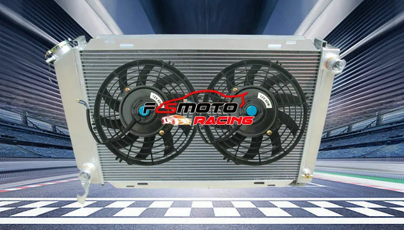 For FORD 1979-1993 MUSTANG GT / LX 5.0L V8 302 Aluminum Radiator & fan 79 80 90 91 92 93 1980 1981 1982 1983 1984 1985 1986 1987