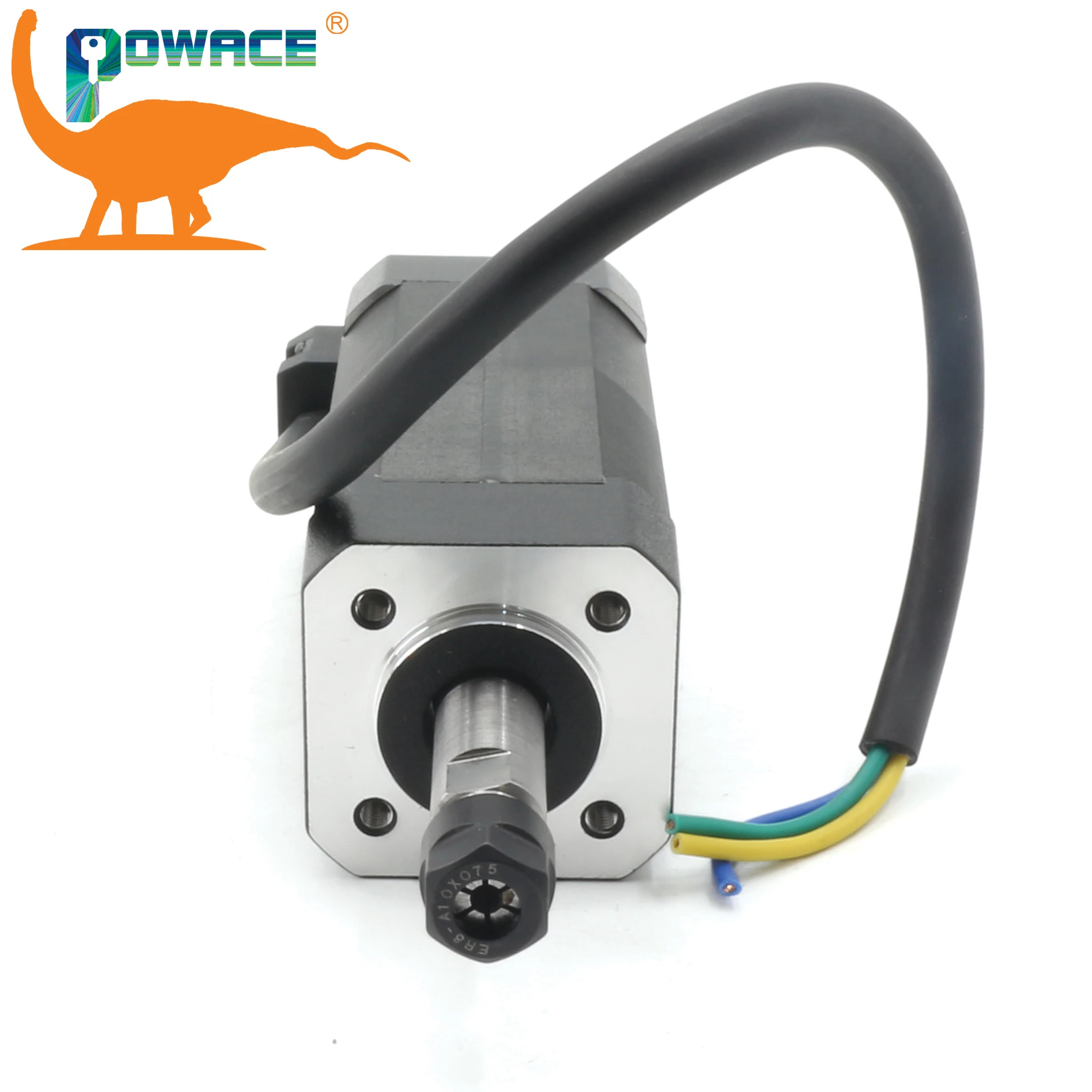【EU】Square 104W ER8 DC Brushless spindle motor CNC kit & DBD200 24V Driver For Router Milling