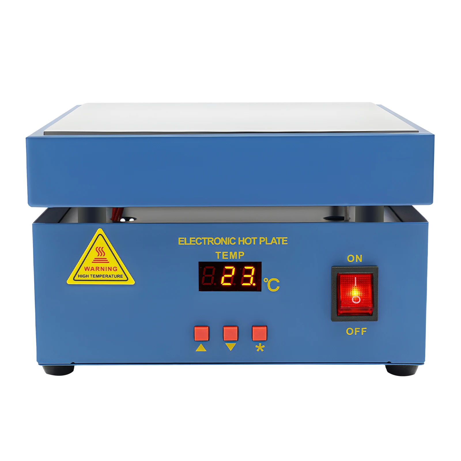 800W Electronic Soldering Hot Plate Preheat Soldering Station Welder Hot Plate LCD Display 20x20cm