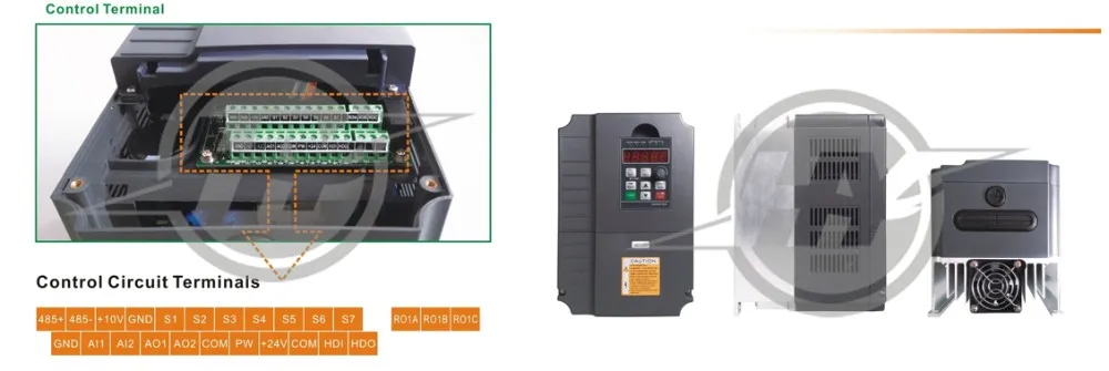【EU Stock】Huanyang GT Series Inverter VFD 220V 10HP 7.5kW 34A Vector Control Variable Frequency Drive CNC