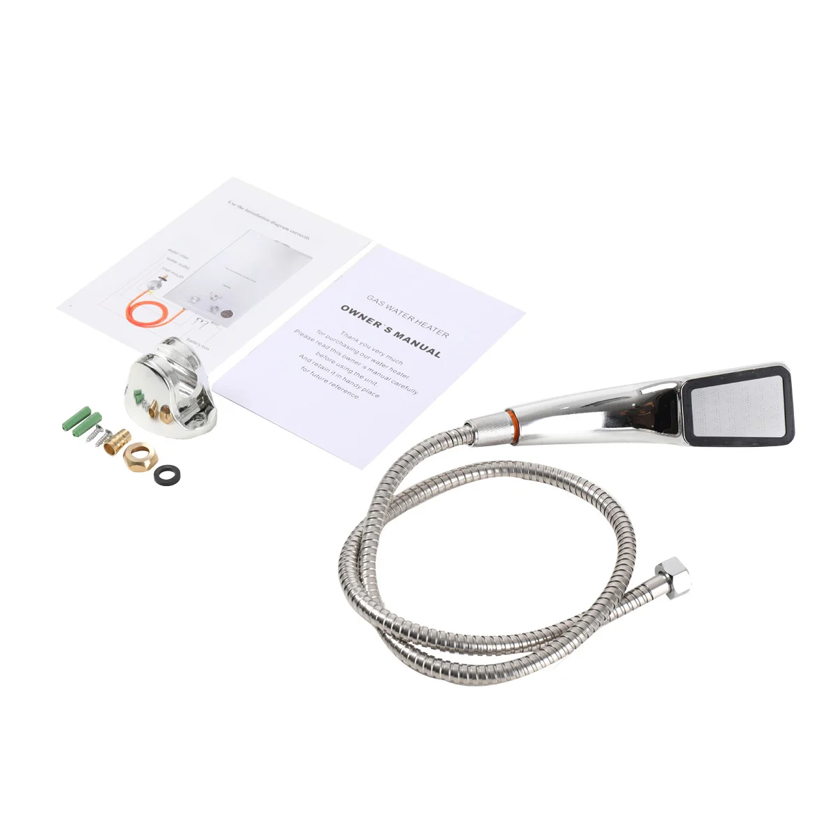 Hot Water Heater Instant Gas Water Heater Propane Gas Boilerr 6-18L Home Appliance Heaters Outdoor Camping With Shower Head Kit