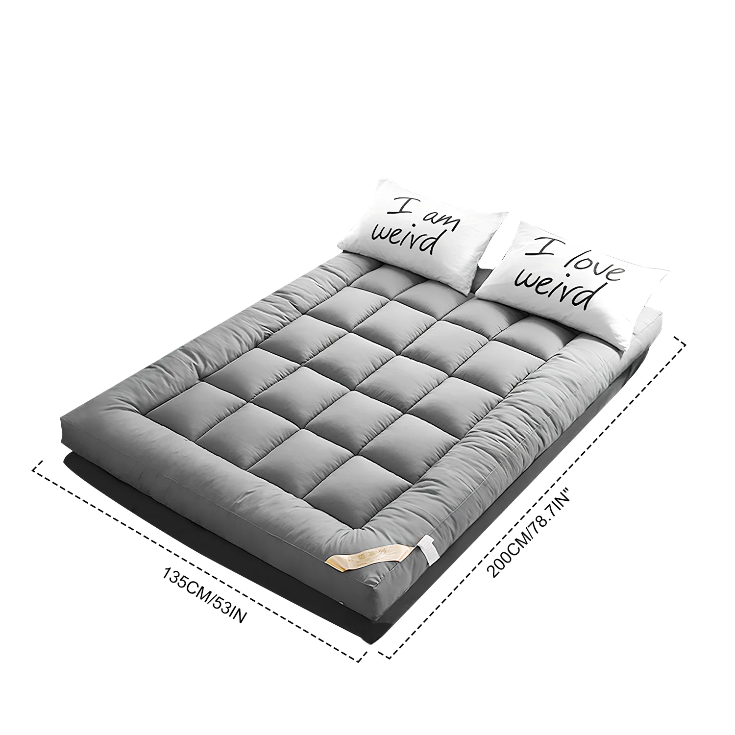 [UK STOCK] Thickened Mattress 90*200cm-150*200cm Thickened Cushion Home Tatami Dormitory Single Dormitory Bed Carpet