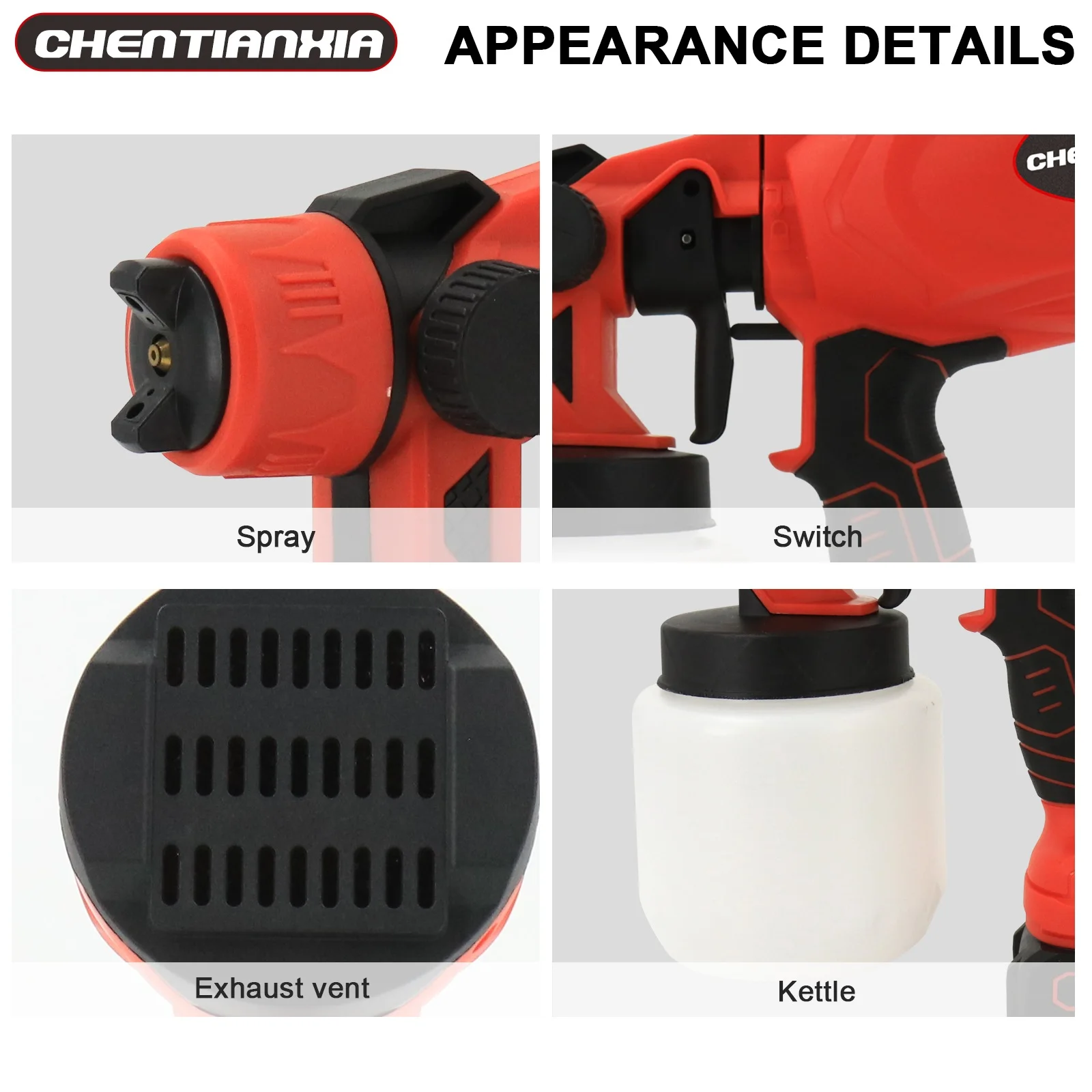 2 Battery Cordless Paint Sprayer Fence Wall Airless 21V HVLP Spray Gun UK Stock