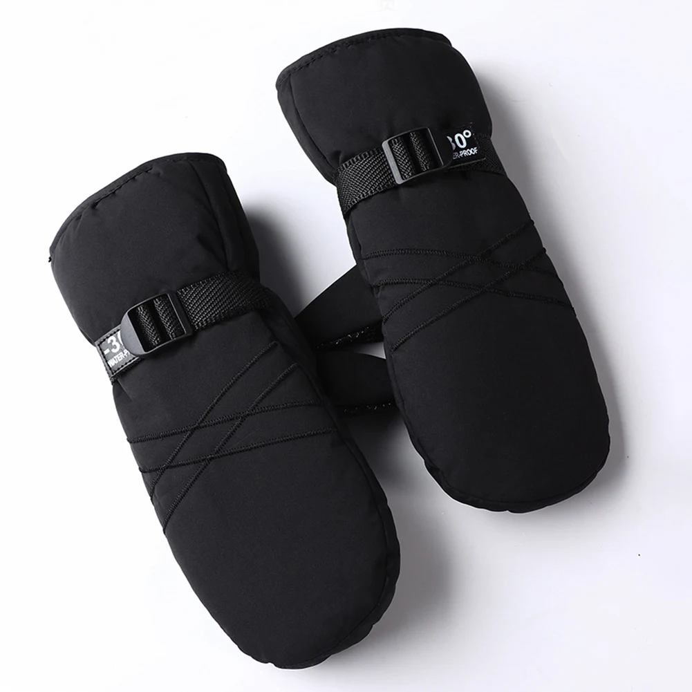Ski Mittens Waterproof Snow Gloves Thermal Cycling Gloves Snowboard Gloves Cold Weather Gloves for Men and Women